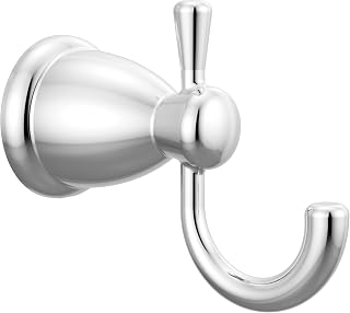 Delta Foundations Wall Mount Robe & Towel Hook, Bathroom Accessory, Chrome 71135
