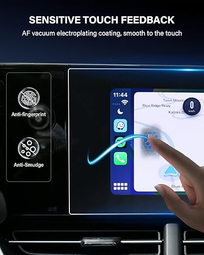 Vista 131 de 1 protector de pantalla de cristal templado brillante de 13.4 pulgadas para Silverado & Sierra 2500HD 3500HD 2022~2026 (sin botones en la pantalla)