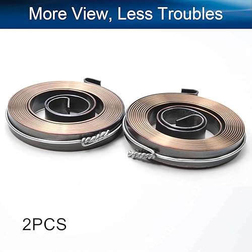 Miniatura 4 de Muelle de prensa de taladro, Bettomshin, 2 piezas, 0.8 x 0.315 x 60.630 x 1.969 in, resorte de retorno, resorte de retorno, resorte de retorno,