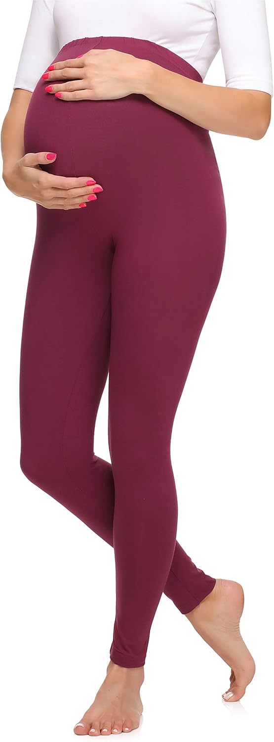Leggings Premaman Merry Style - In Viscosa Elastica, Vita Alta, Comodi Per Gravidanza - Foto 10