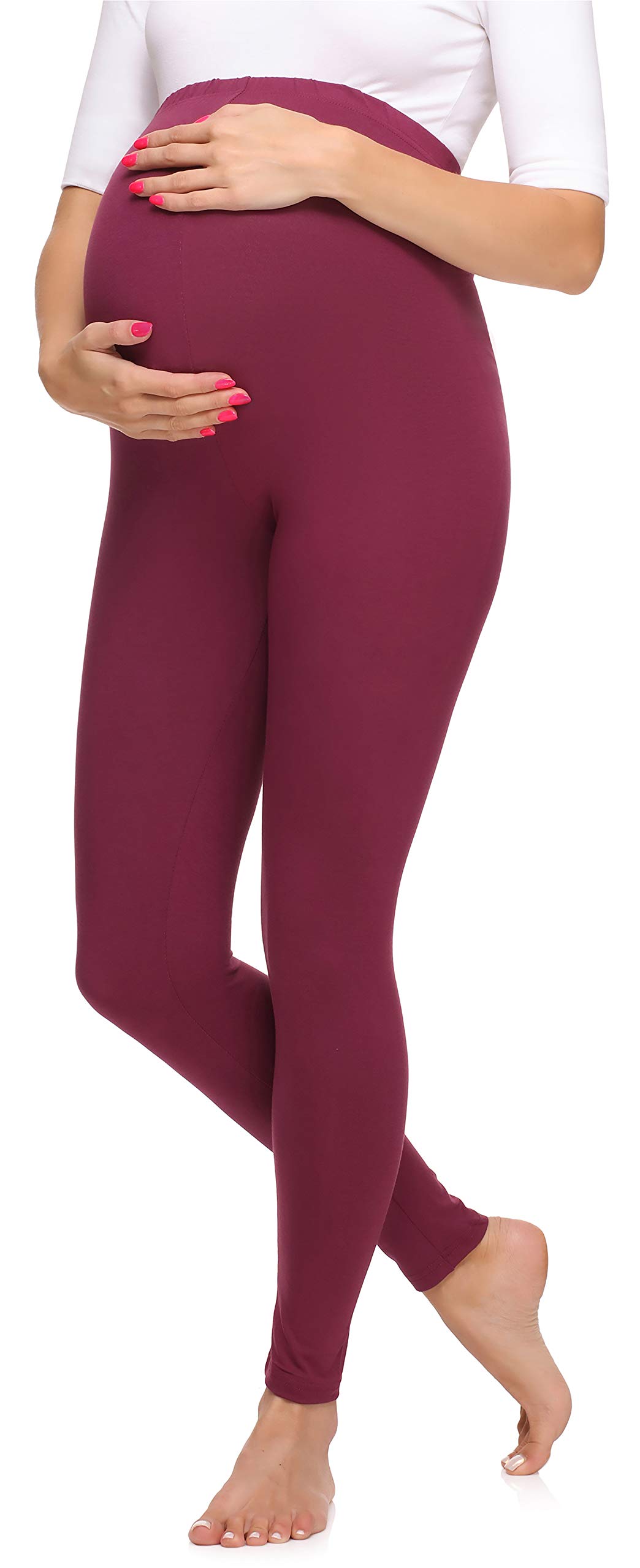 Merry Style Damen Lange Umstandsleggings aus Viskose MS10-297