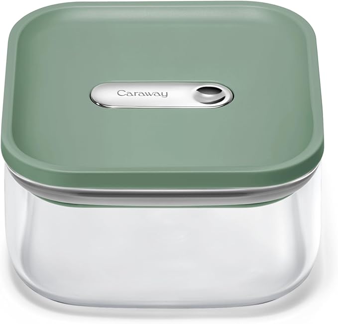Caraway 1qt Glass Airtight Food Storage Container with Lid –