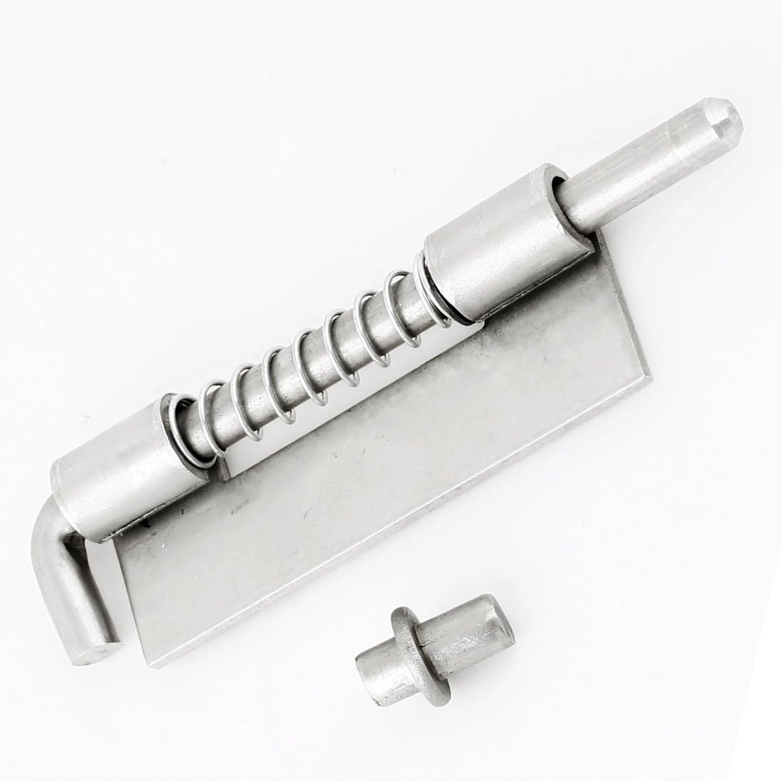 Hardware Left-handed Spring Loaded Lock Safety Barrel Bolt Latch 3.5 ...
