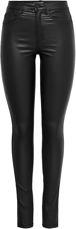 ONLY Faux Leather Trousers ONLROYAL Skinny Fit Faux Leather Trousers