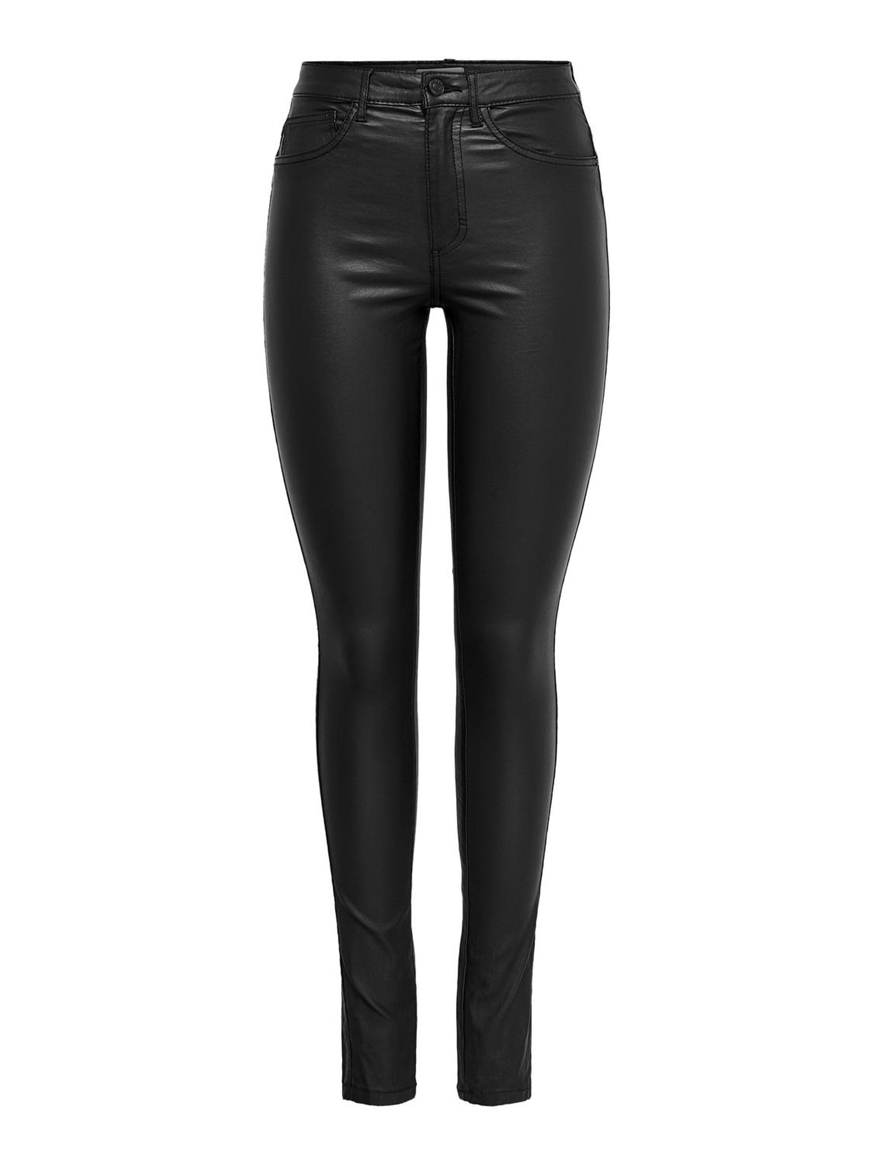 ONLY Women's Onlroyal Hw Sk Rock Coated PIM Noos Skinny Jeans