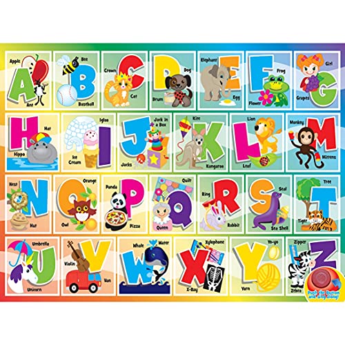 Masterpieces Puzzle de Piso de 24 Piezas con Sonidos del Alfabeto para Niños 18"x24" miniatura 5