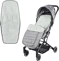 HKSICHENGKEJI 2-in-1 Baby Stroller Cushion Bunting Bag - Removable Windproof Footmuff, Warm Toddler Seat Liner & Leg Protector