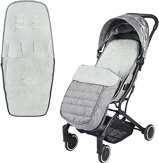 HKSICHENGKEJI 2-in-1 Baby Stroller Cushion Bunting Bag - Removable Windproof Footmuff, Warm Toddler Seat Liner & Leg Protector
