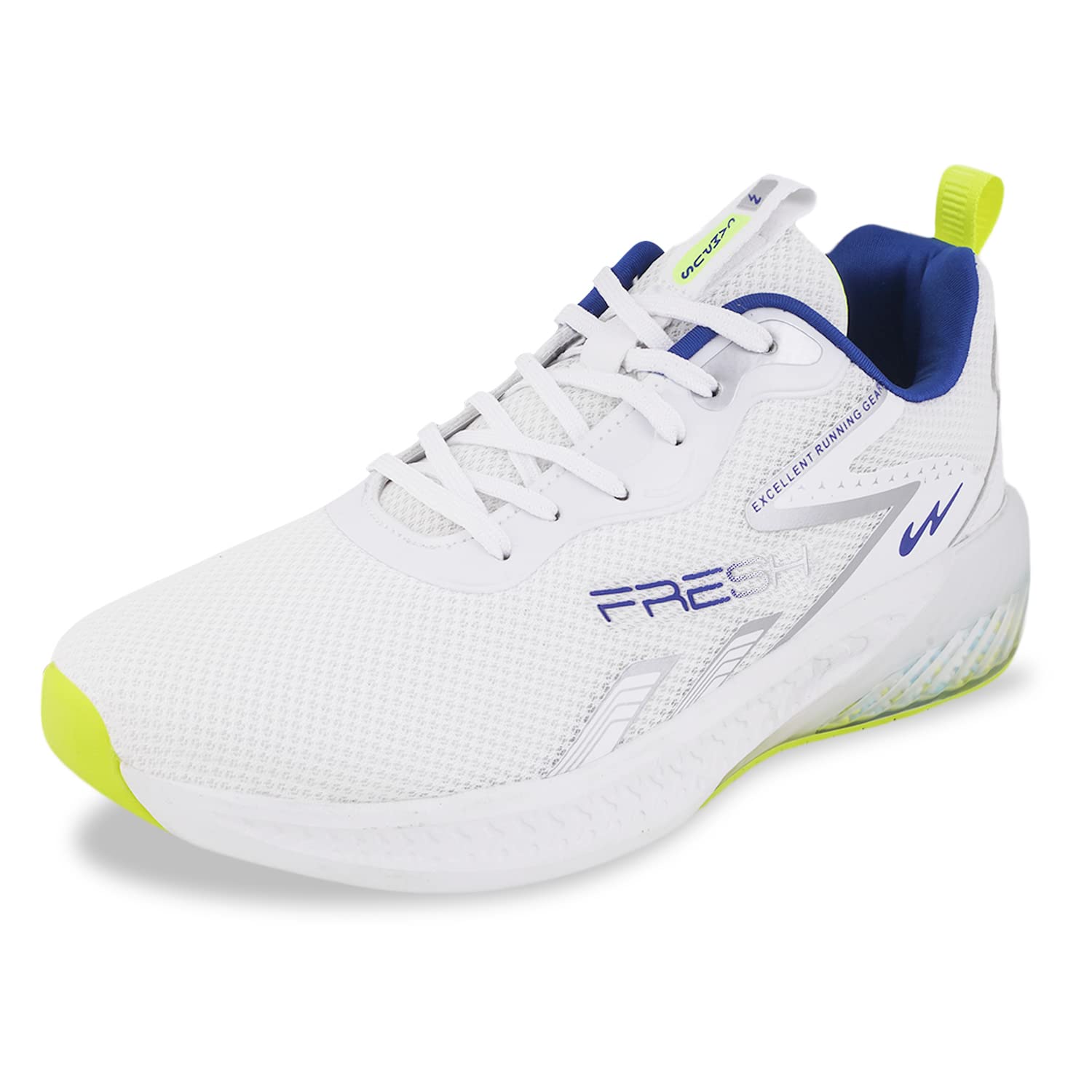 Campus Mens Fresh WHT/R.BLU Running Shoes - 9UK/India 22G-968A (B0C627VQWC) Amazon Price History, Amazon Price Tracker