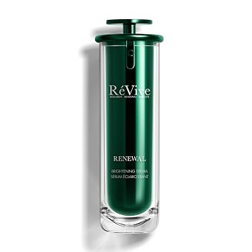 ReVive Renewal Brightening Serum, Vitamin C Face Serum for Dull Skin, Dark Spots & Uneven Tone, Hydrating, with RV Renewal Peptide, Vitamin C2 Complex, Niacinamide, 30 ml / 1 oz