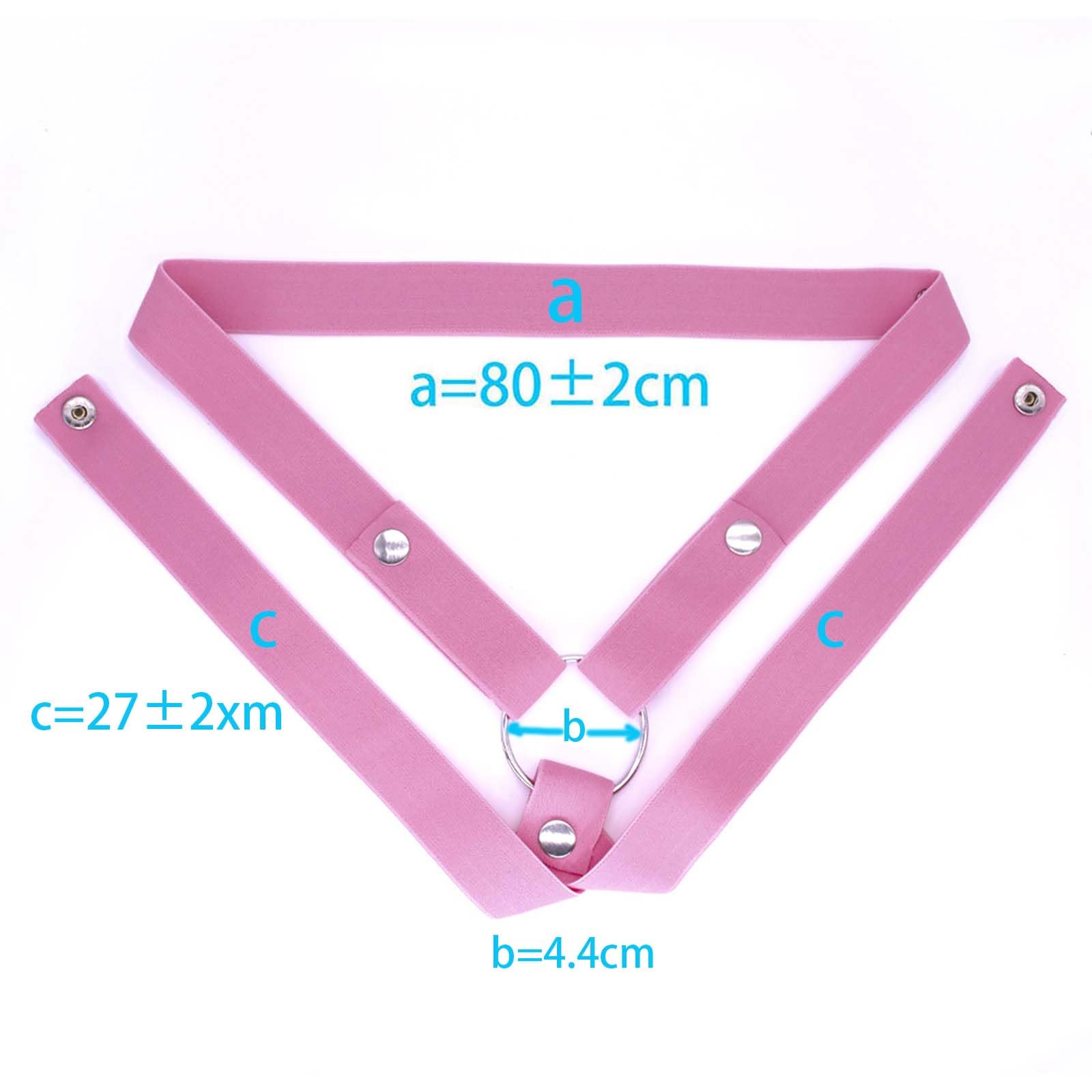 2 pezzi gabbia fitness Fufu Clip Cross Dressing Set, con 1 cintura yoga rosa, set di protezione invisibile regolabile traspirante -A52IT (Bianco)