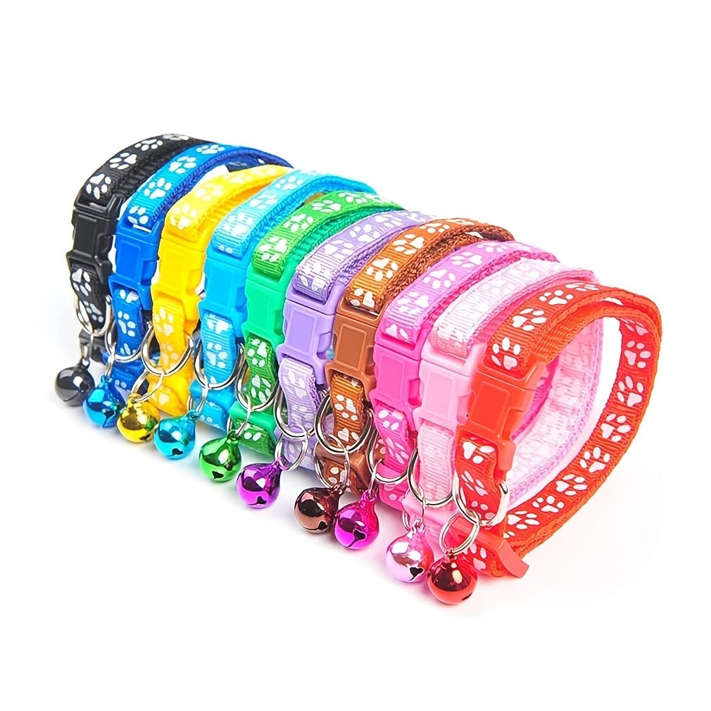 PSK PET MART Dog and cat pow Print Collar 10 mm adjutable Nylon Collar Neck Band Colour May Very Pack of 1 pcs (B0BY85SBTZ) Amazon Price History, Amazon Price Tracker