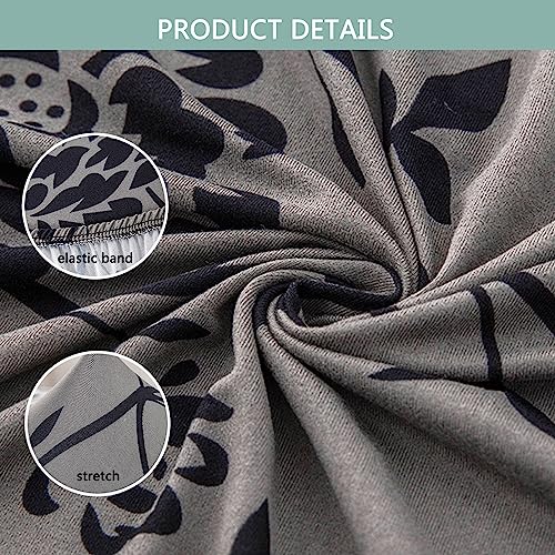 Fundas elásticas for sillón orejero de dos piezas lavables para salón 7