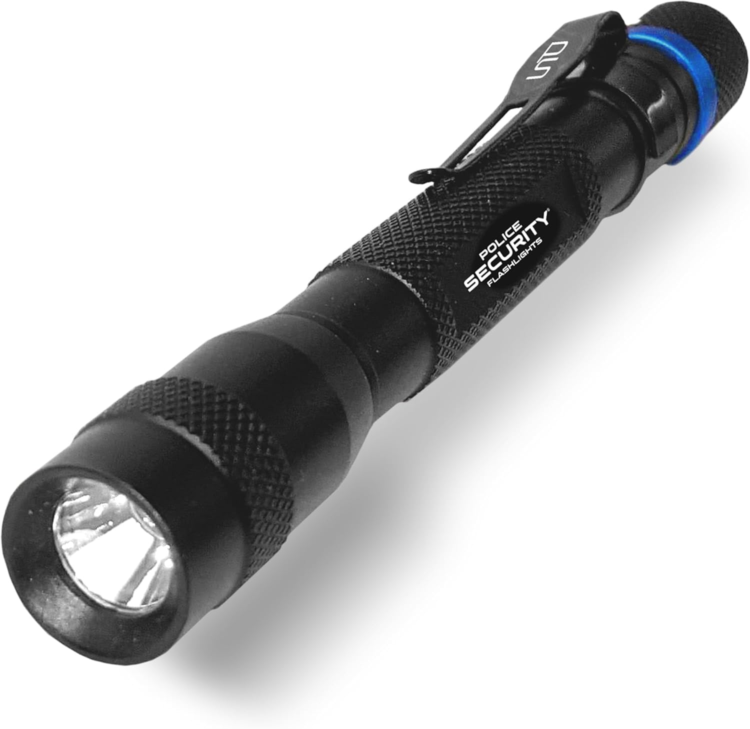 Police Security Inspector LED Pocket Flashlight – Bright 120 Lumen Mini Handheld Light with Belt Clip, Compact, Impact-Resilient, Portable Everyday Light for Home, Auto, Workshop, and Outdoors