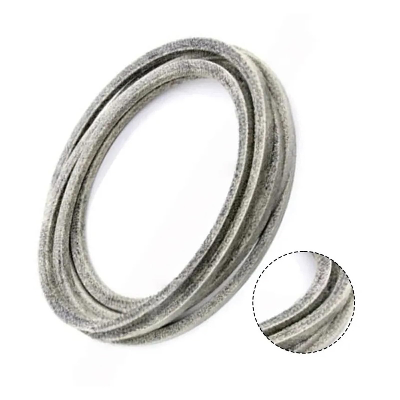 Generico Cinghia Piatto, 196103 532196103 587686701, 147.5 x 0.63 poll | Cinghia tosaerba in gomma, grigia, 1 pezzo