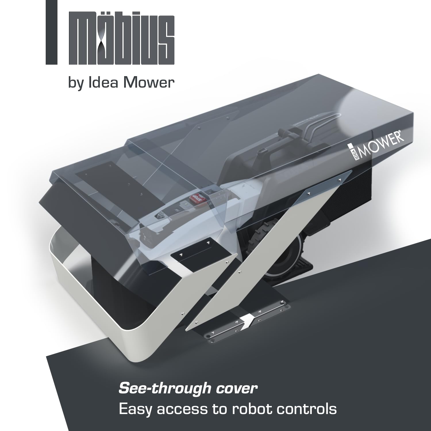 garage per robot tagliaerba Mobius Long compatibile con Mammotion Yuka con Sweeper kit raccoglifoglie