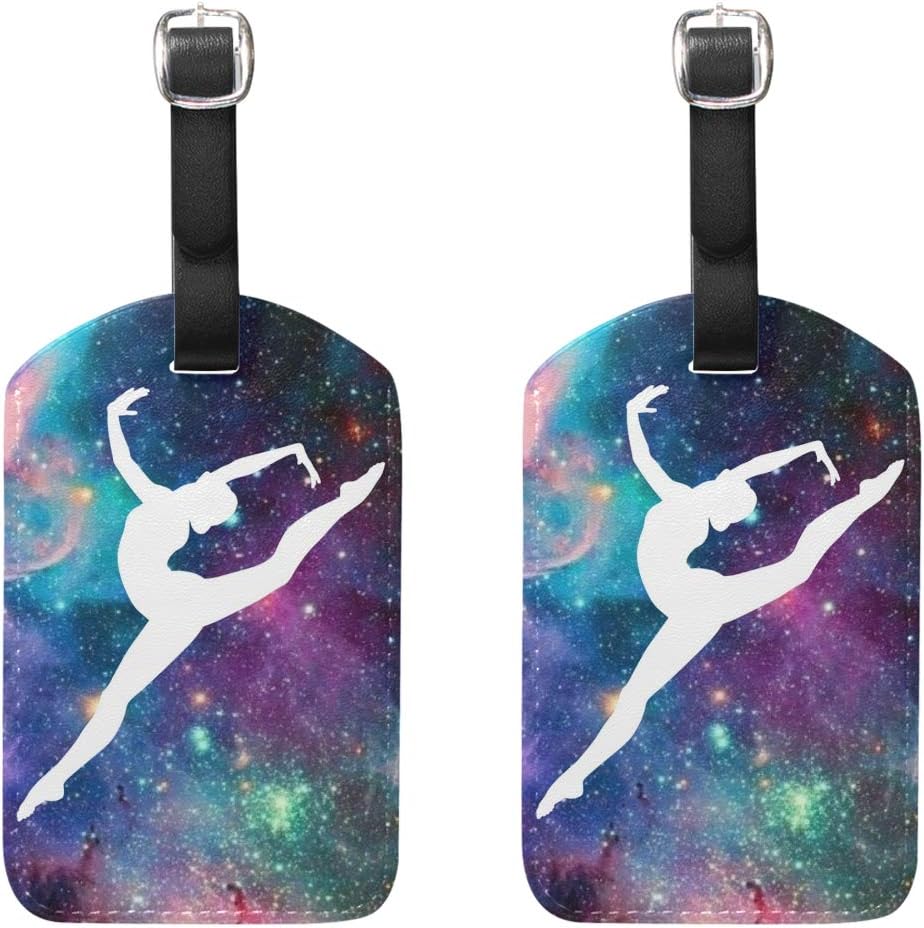 Jojogood The Milky Way Gymnastics Luggage Tags Bag Travel