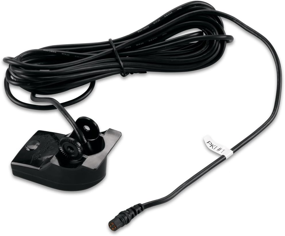 010-10249-20 - Aftermarket Replacement Transom Trolling Transducer for Echo Series Fishfinders - 4 Pin Compatible with Garmin