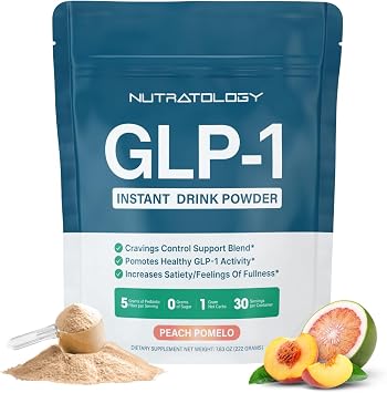 Nutratology GLP-1 Booster Drink Mix | Peach Pomelo | 30 Servings
