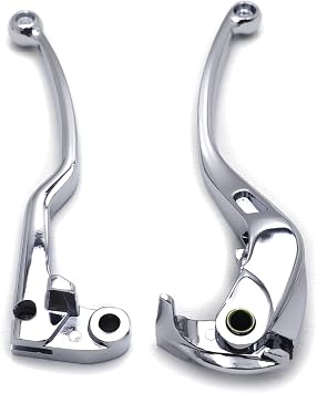 Chrome CNC Motorcycle Brake Clutch Levers Adjustable Short Compatible with for Honda 07-24 CBR600RR | 08-24 CBR1000RR