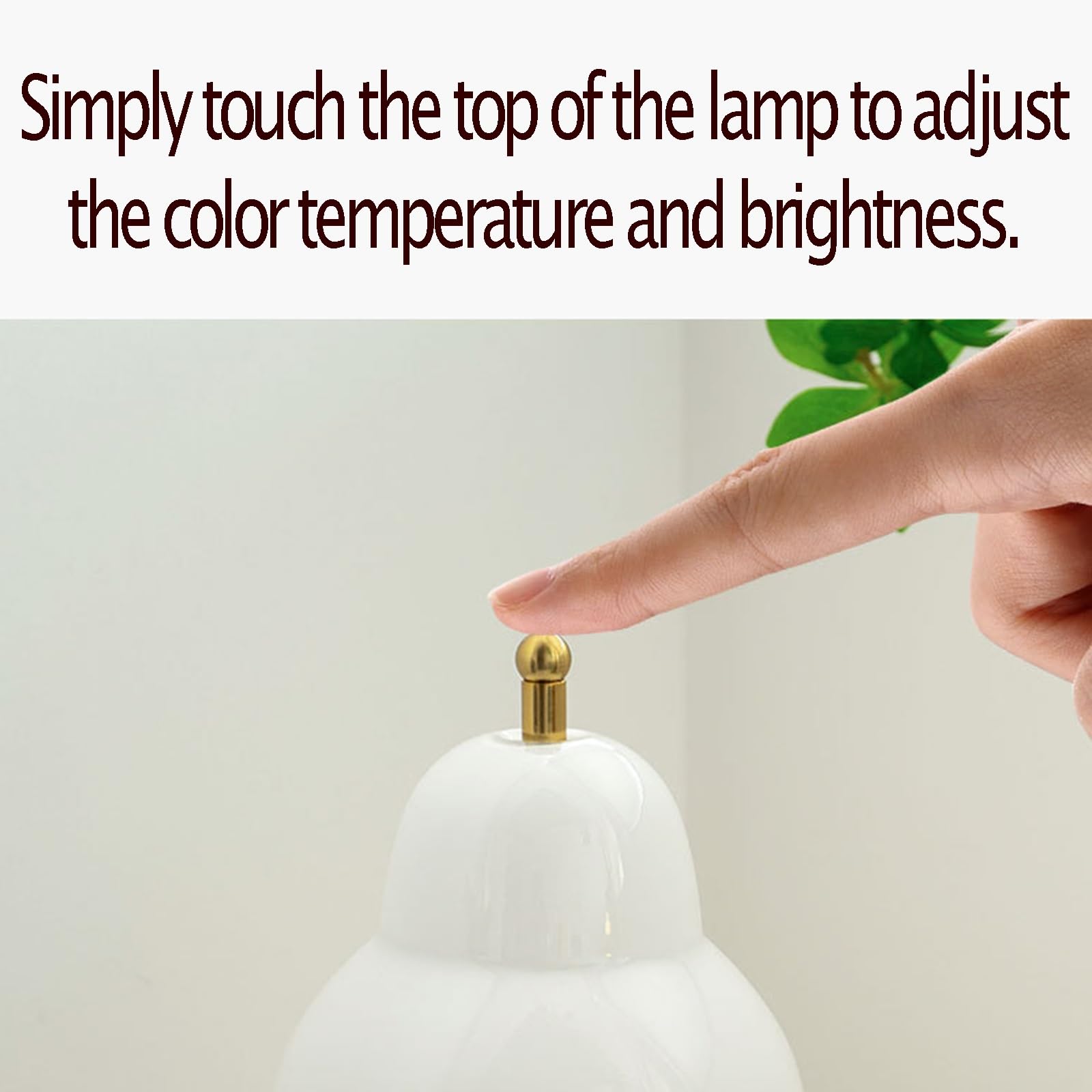 Lampada da scrivania portatile a forma di pera, regolazione della luminosità a 3 velocità, luce notturna ricaricabile, luci per comodino e sala da pranzo(Yellow)