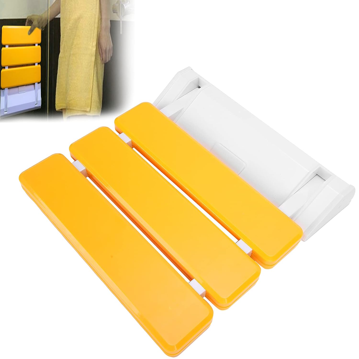 Wall Mounted Bathroom Stool, Wall Mounted Stool Sturdy and Durable Save