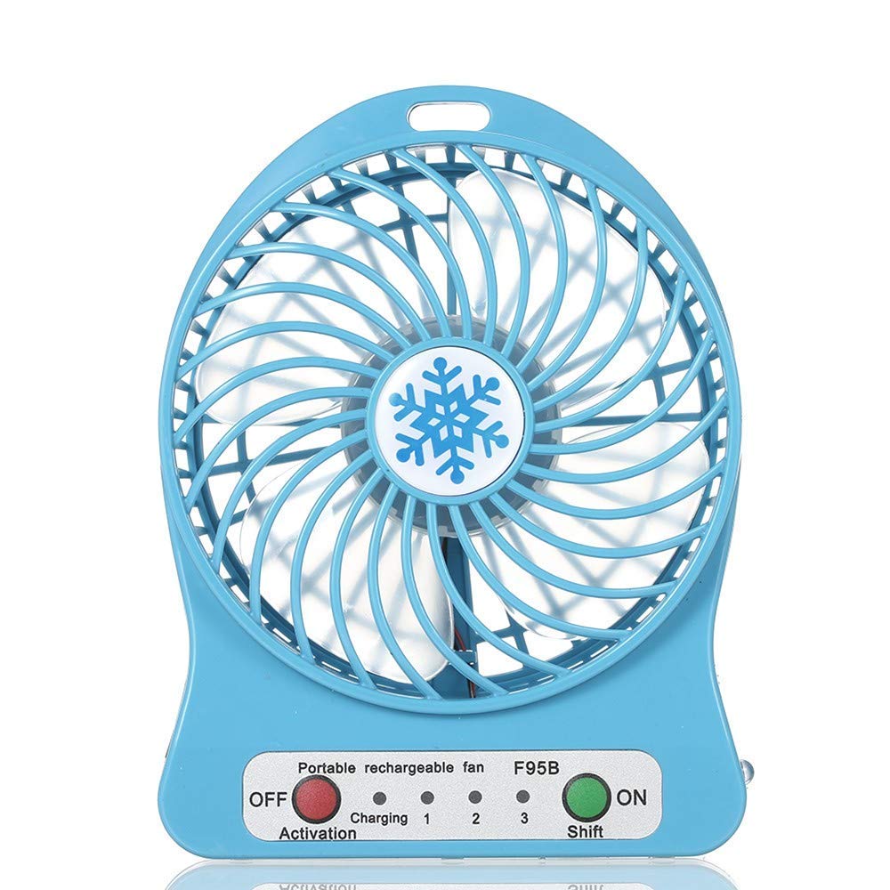 Wryer Mini Electric Portable Rechargeable Desktop Battery Fan and USB  Charge Cable, Multicolored : Amazon.in: Clothing u0026 Accessories