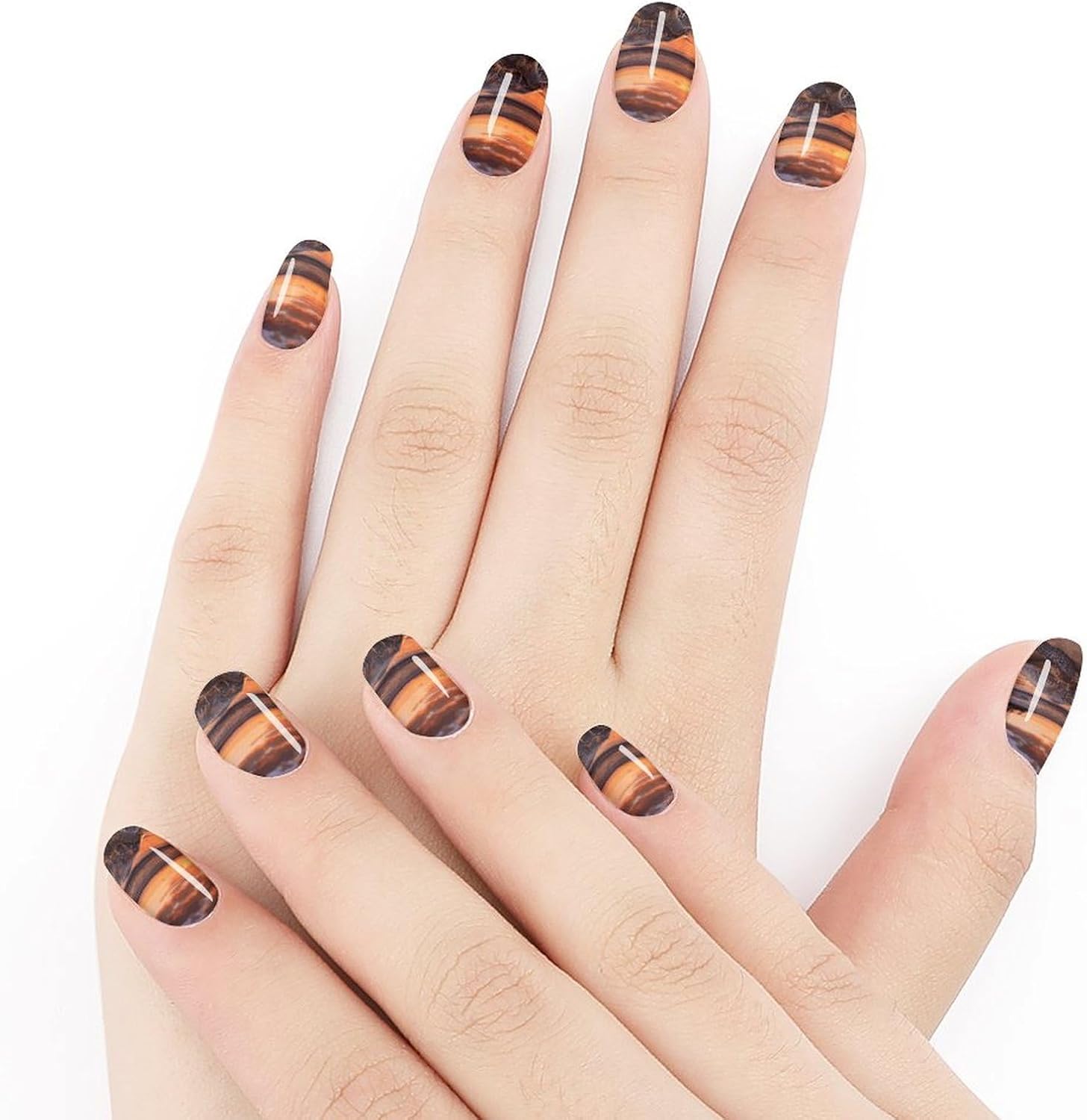 Nail Strips Bundle Full Wrap Long Lasting Nail Polish Strips Easy Application and Removal Salon Quality Self Adhesive Art Stickers for Women Gifts