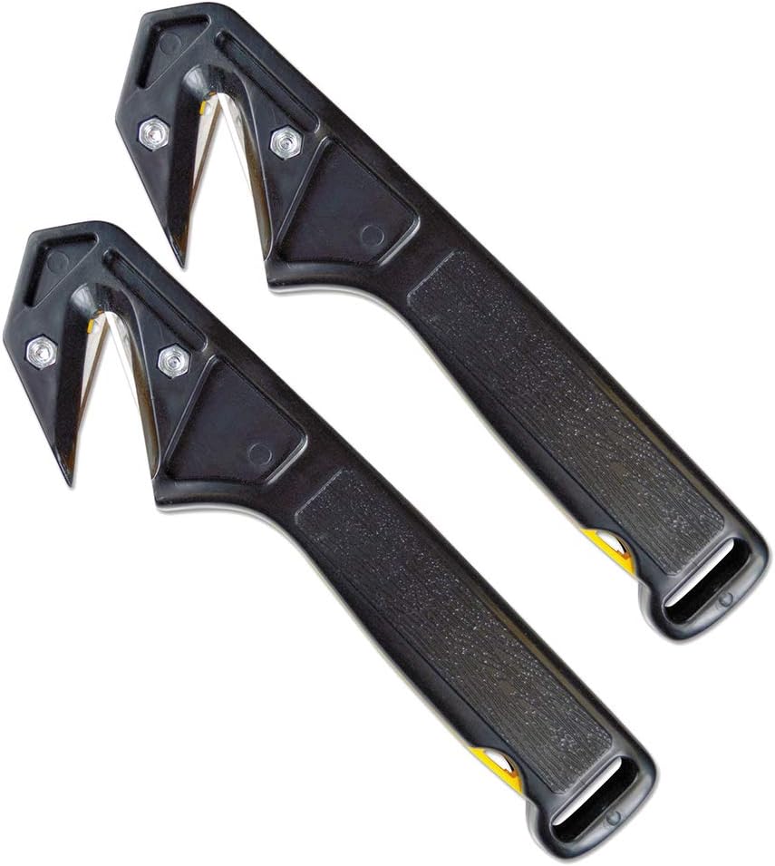 Band/Strap Knife, Black [Set of 2]