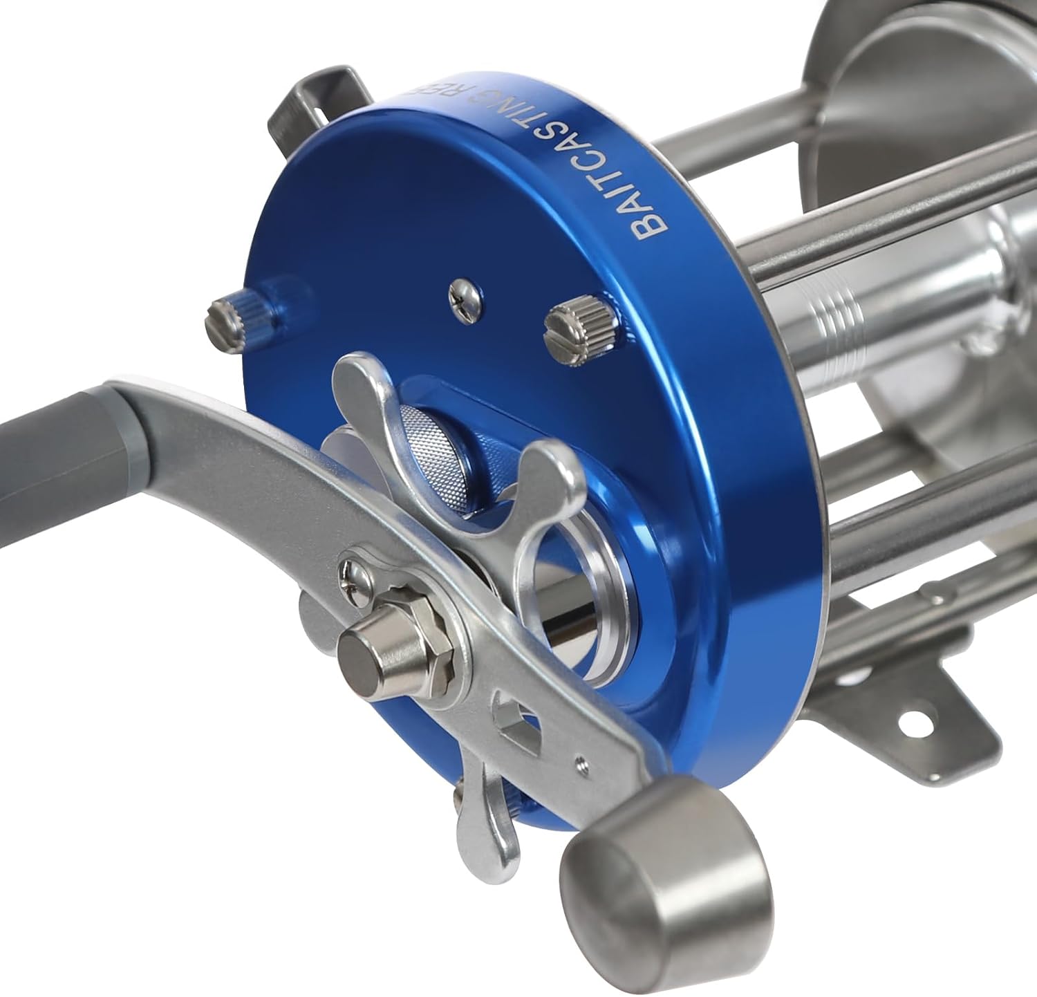 Rover Round Baitcasting Reel, Perfect Reinforced Metal Body Conventional Fishing Reel,Trolling Reel Bearing for Inshore Saltwater Fishing, Left&Right-Hand Retrieve