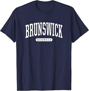 Brunswick Georgia T-Shirt Vacation College Style GA USA Tee