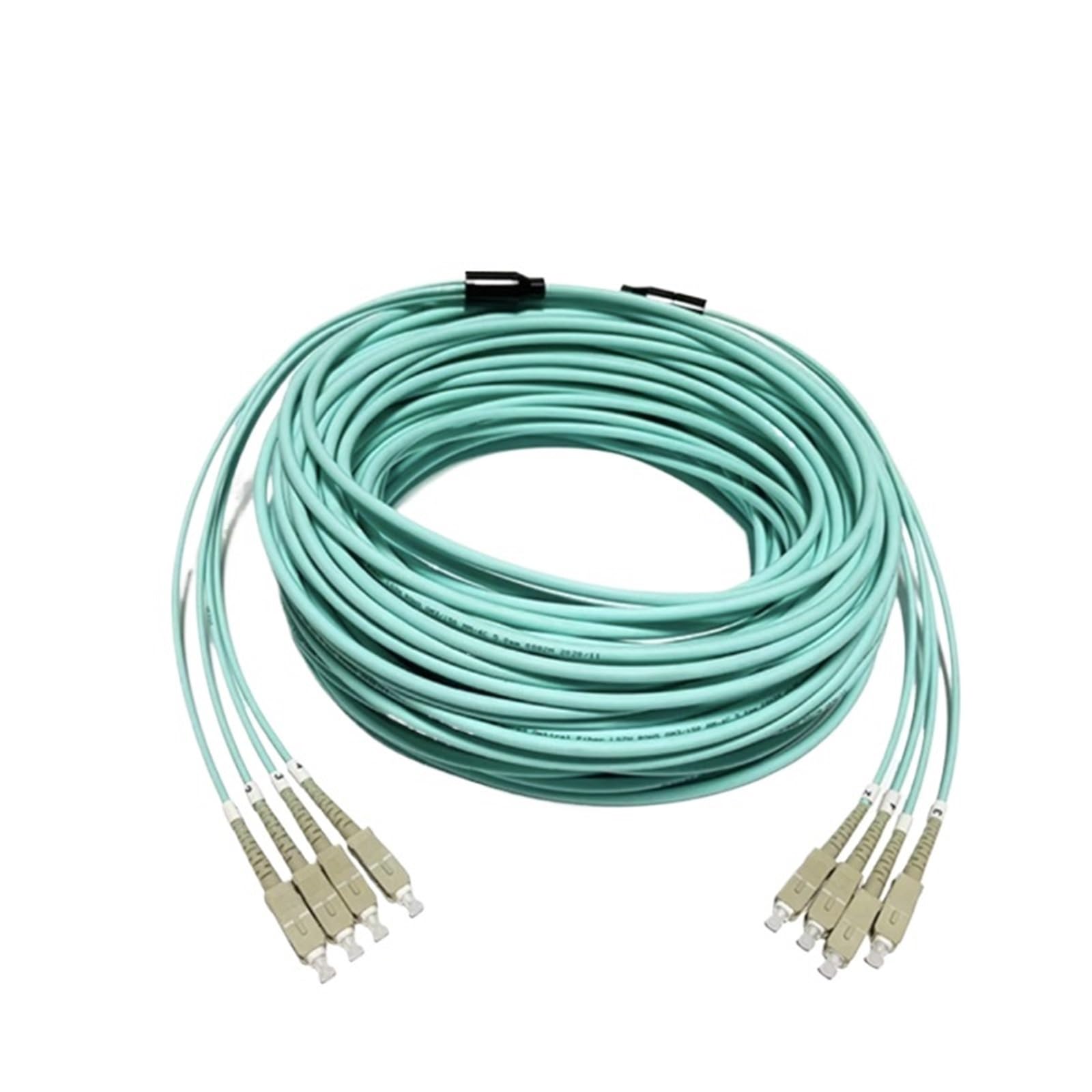Cordon de raccordement à Fibre Optique 4 conducteurs OM3 blindé 150-300 m(300m SC-SC)