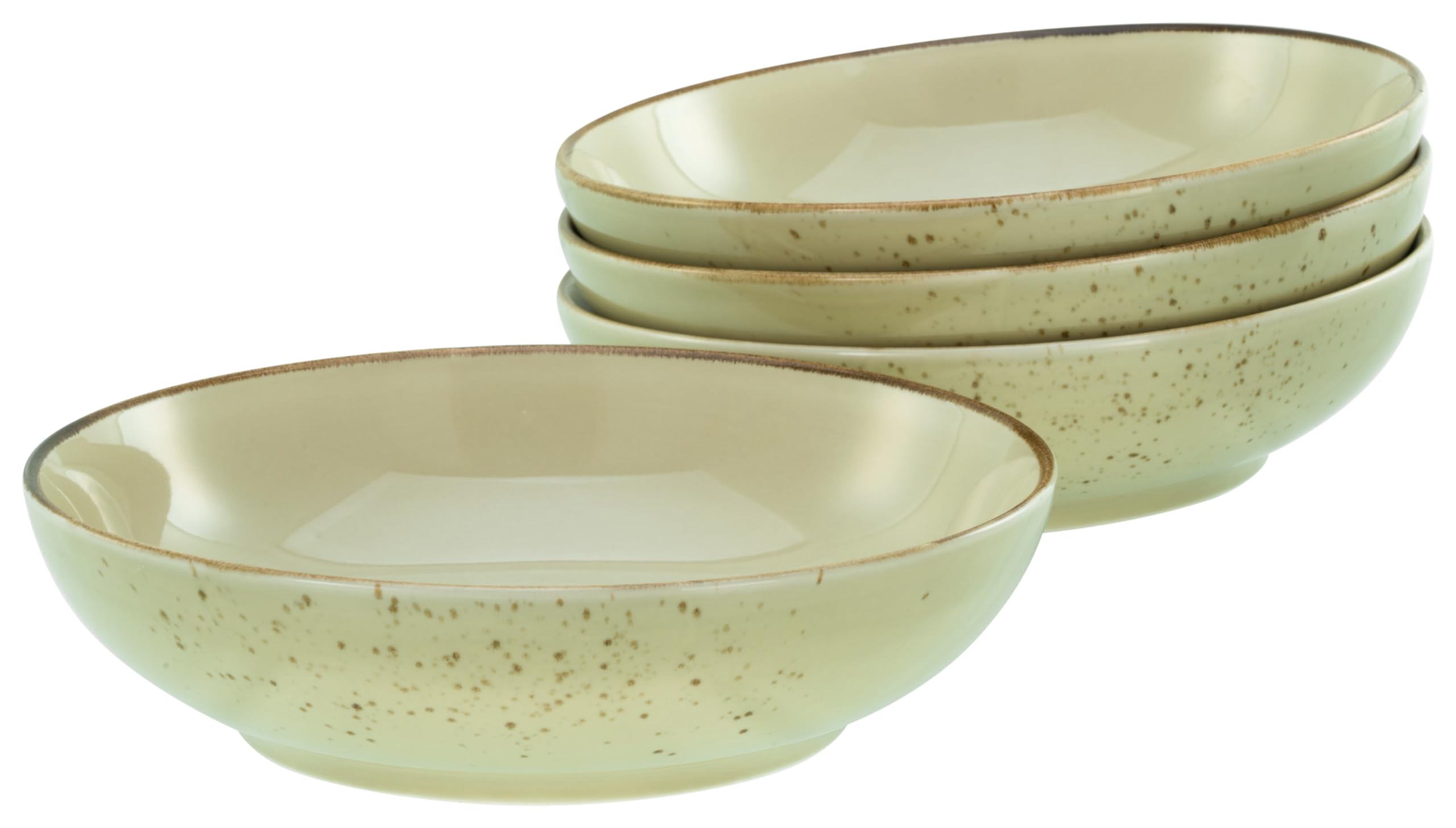 Creatable, Serie Nature Collection, Bowl-Set aus Steinzeug, spülmaschinen- und mikrowellengeeignet, Qualitätsproduktion (Earth, Poke Bowl 4 teilig)