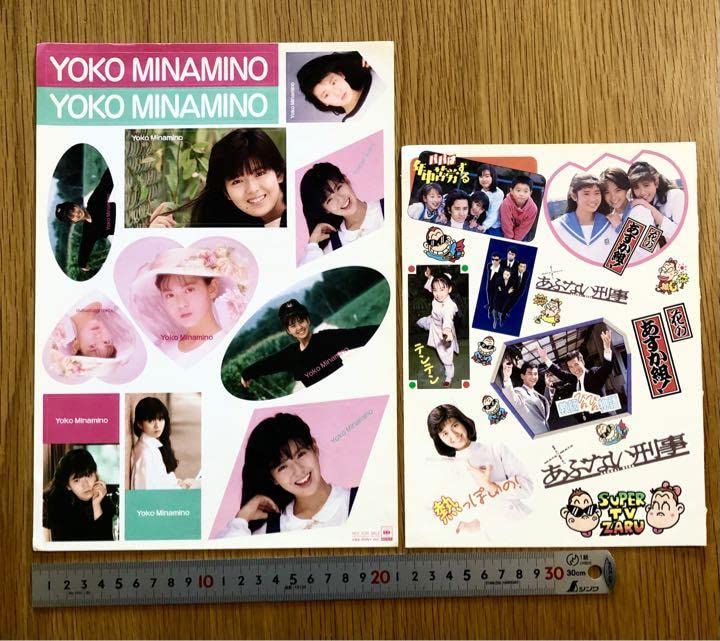 Amazon.co.jp: 貴重☆ 南野陽子 30年前のステッカー シール 5枚セット 