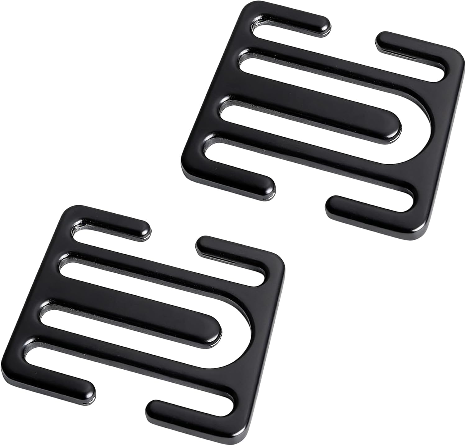 JINGMU 2 Pcs Car Seat Belt Clips Adjuster for Seat Ateca FR Facelift/Cupra Ateca 2017-2024, Metal Seat Belt Clip, Safety Seatbelt Buckle Stopper, Metal Stop Seat Belt Cutting Into Neck
