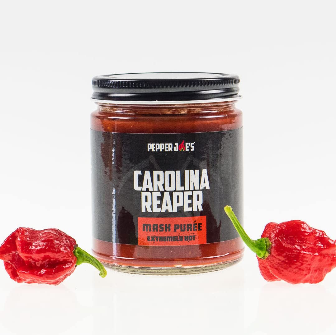 Pepper Joe's Carolina Reaper Mash 9oz Jar of Extremely