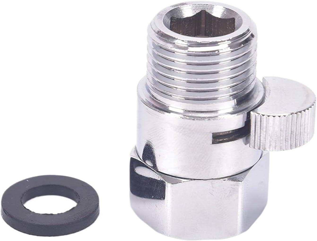 Shower Hose Shut Off Valve, Full Brass G1/2" Flow Quick Control Shut-Off Valve Shower Head Hand Water and Shut Off