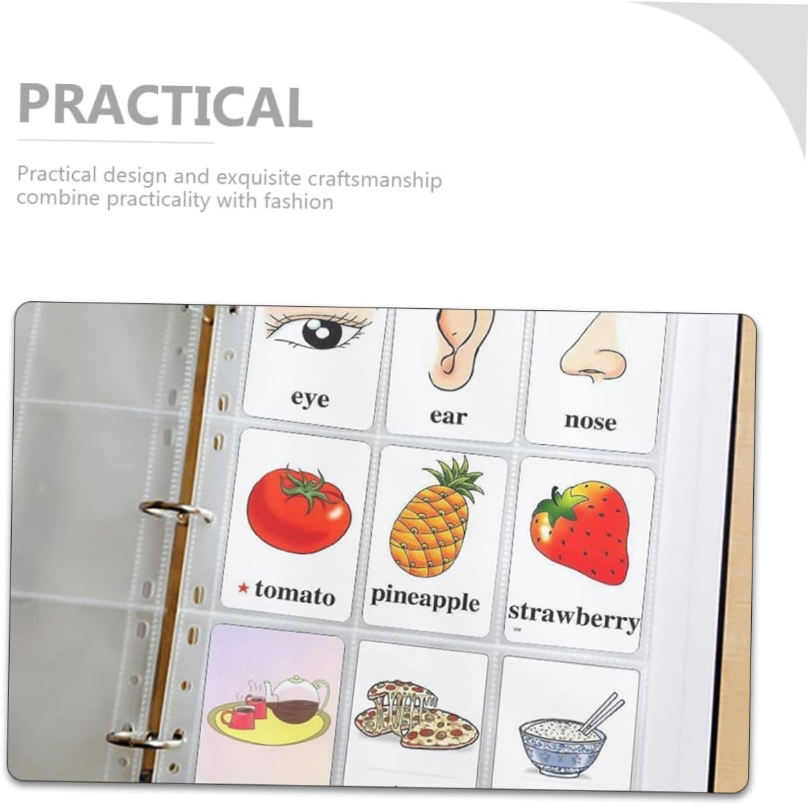 Holibanna 20pcs Photo Sleeves for Album Transparent Pages Design for Photos Postcards and Collectibles for Organization and