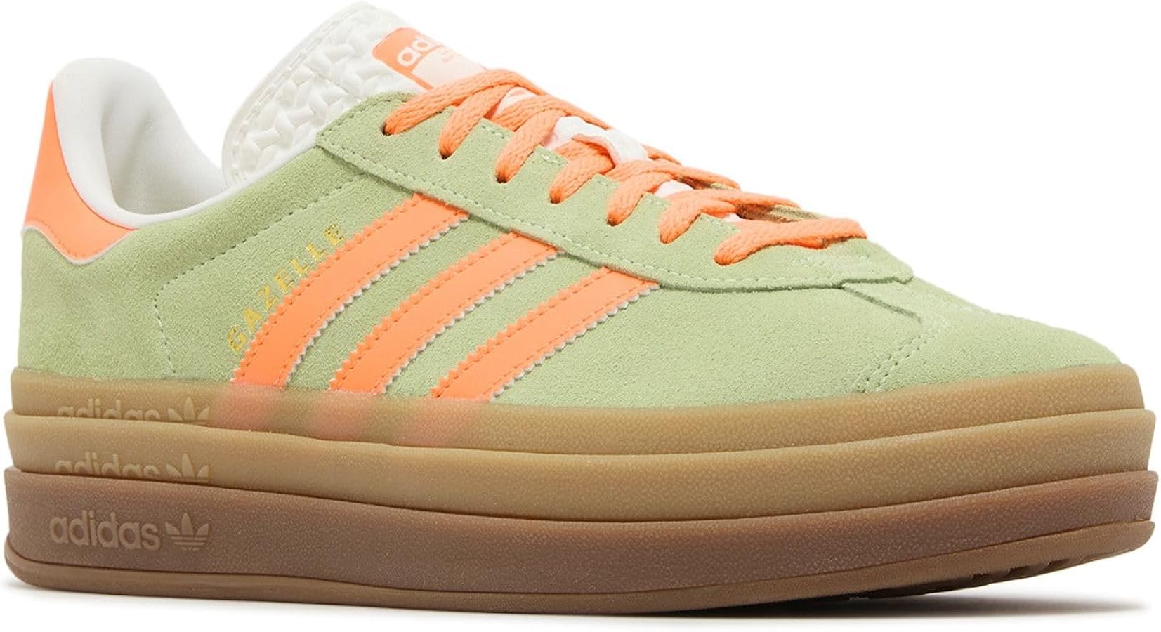 adidas gazelle silver green womens ADIDAS ORIGINALS Yellow Gazelle Indoor Sneakers for Men and Women – Pavidas main image 0