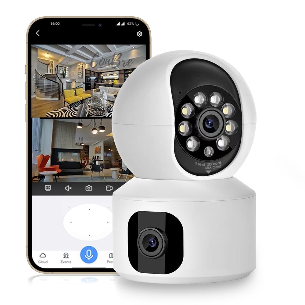 MAYUMI Night Vision |Support Upto 128gb sd Card | 4G 3MP Dual Lens SIM Based Wireless Smart CCTV Camera | Ultra HD View | Double Side View | Two Way Talk | Motion Detection-image-33