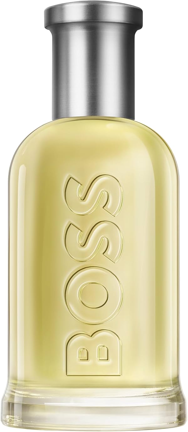 Hugo Boss Bottled Eau de Toilette – Colonia Amaderada para Hombre – Con notas de Manzana, Canela y Madera – Fragancia de Larga Duración 6.7 Fl Oz (Paquete de 1)