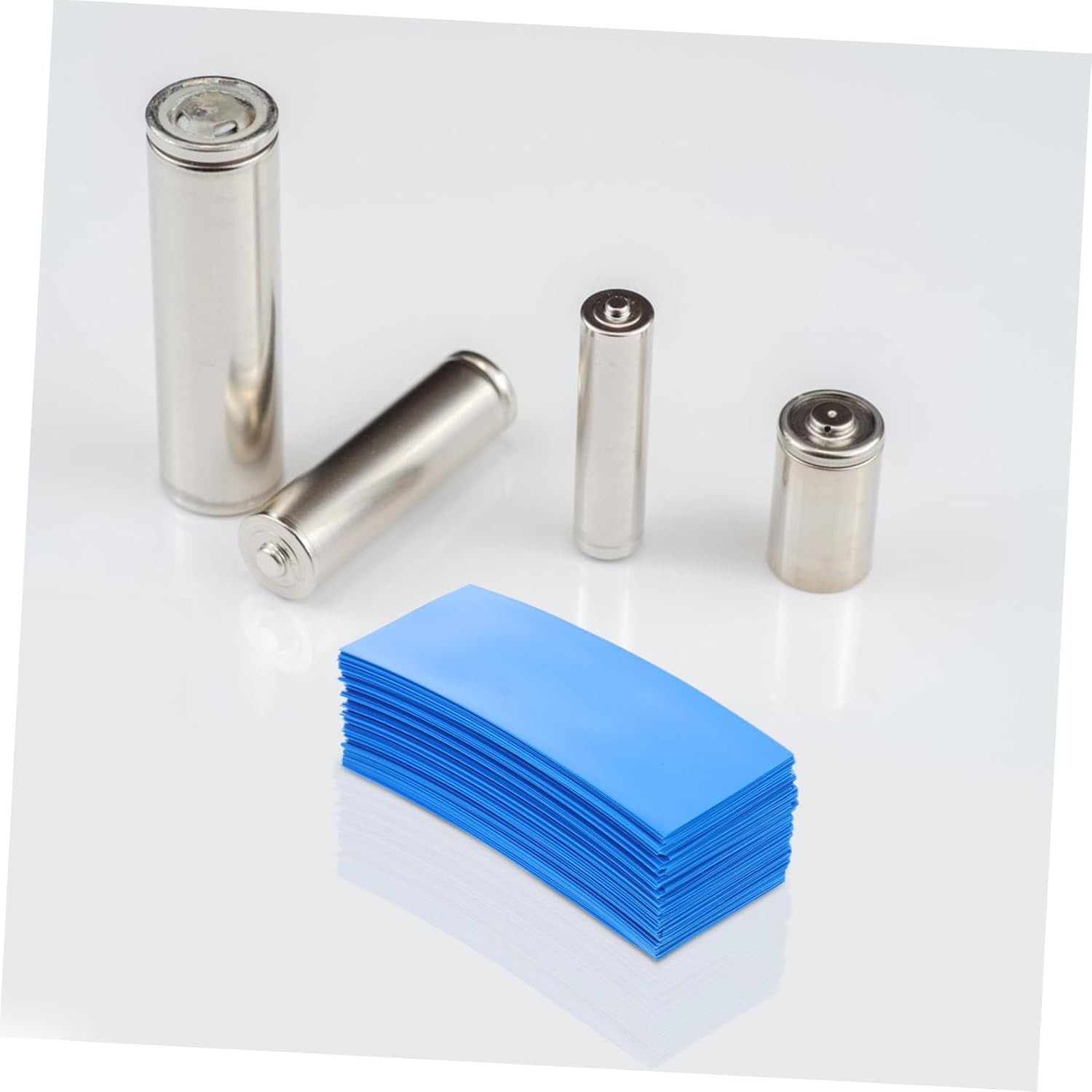 100pcs Battery Insulator Heat Shrink Wrap PVC Shrink Film Battery Cover DIY Project Industrial Insulation