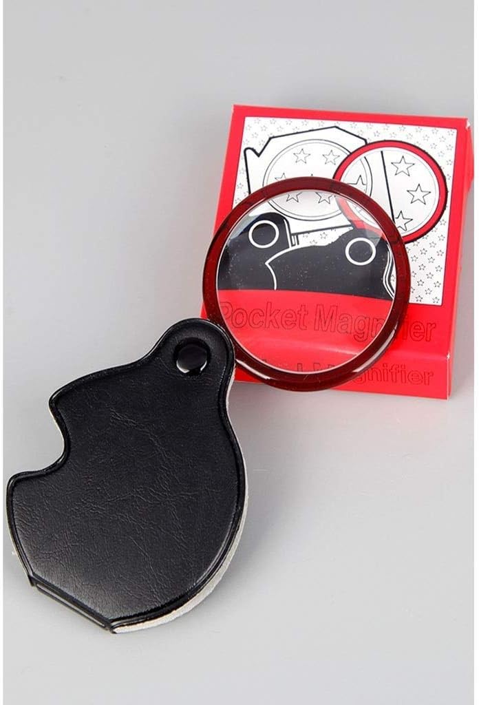 メガネ補強拡大ルーペ 3点レンズセット 1.5倍 2.5倍 3.5倍折りたたみ式