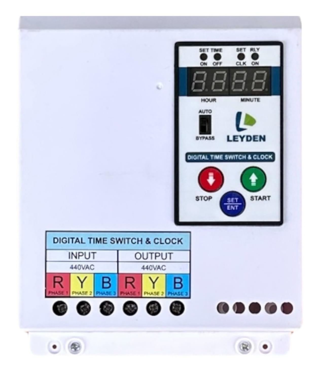 LEYDEN® TM-CLKTP, 40A, 440VAC, 50Hz Three Phase Industrial Real Clock ...