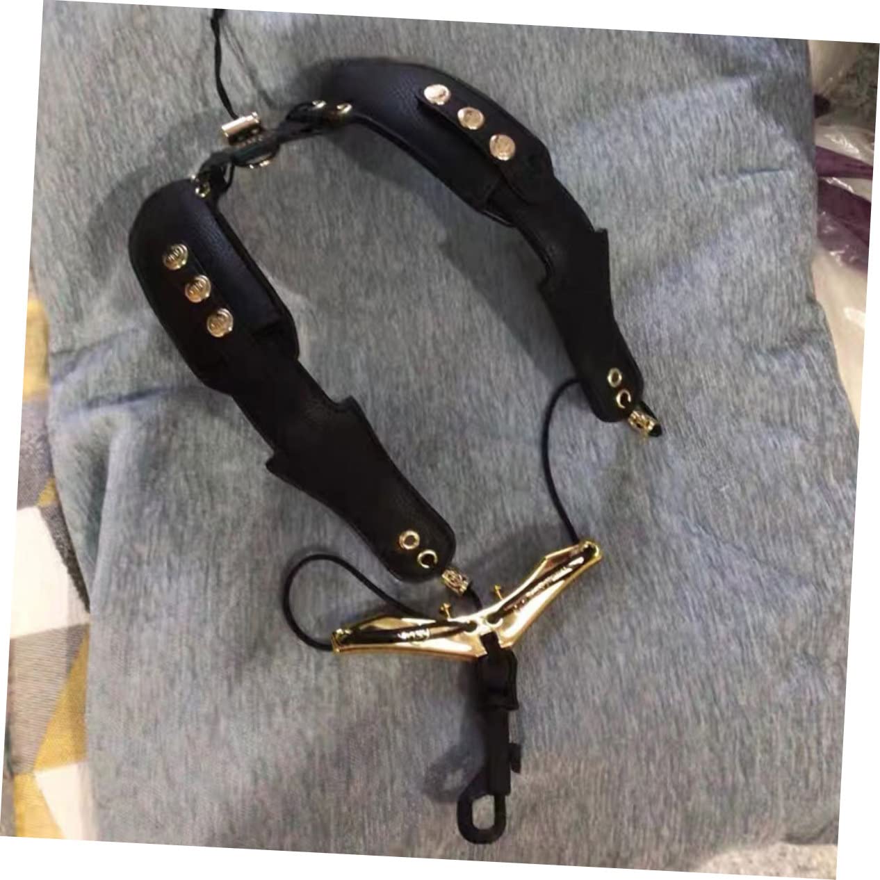 Abaodam 1pezzi Tracolla per Sassofono Cintura Portatile per Sassofono Accessorio per Materiale di Traspirante Assorbe Sudore Ammortizzazione Facil Trasportare Usare
