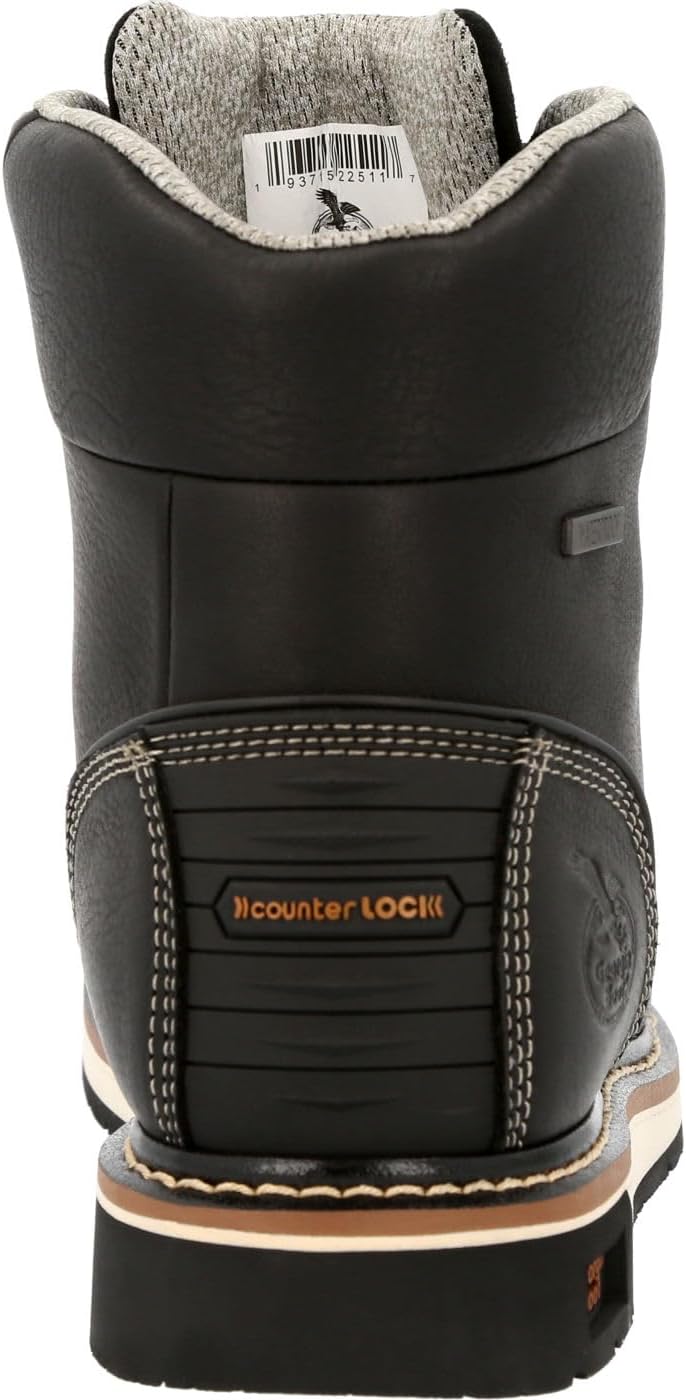 Georgia Boot Men's AMP LT Wedge Waterproof Moc-Toe Work Boots - Image 4