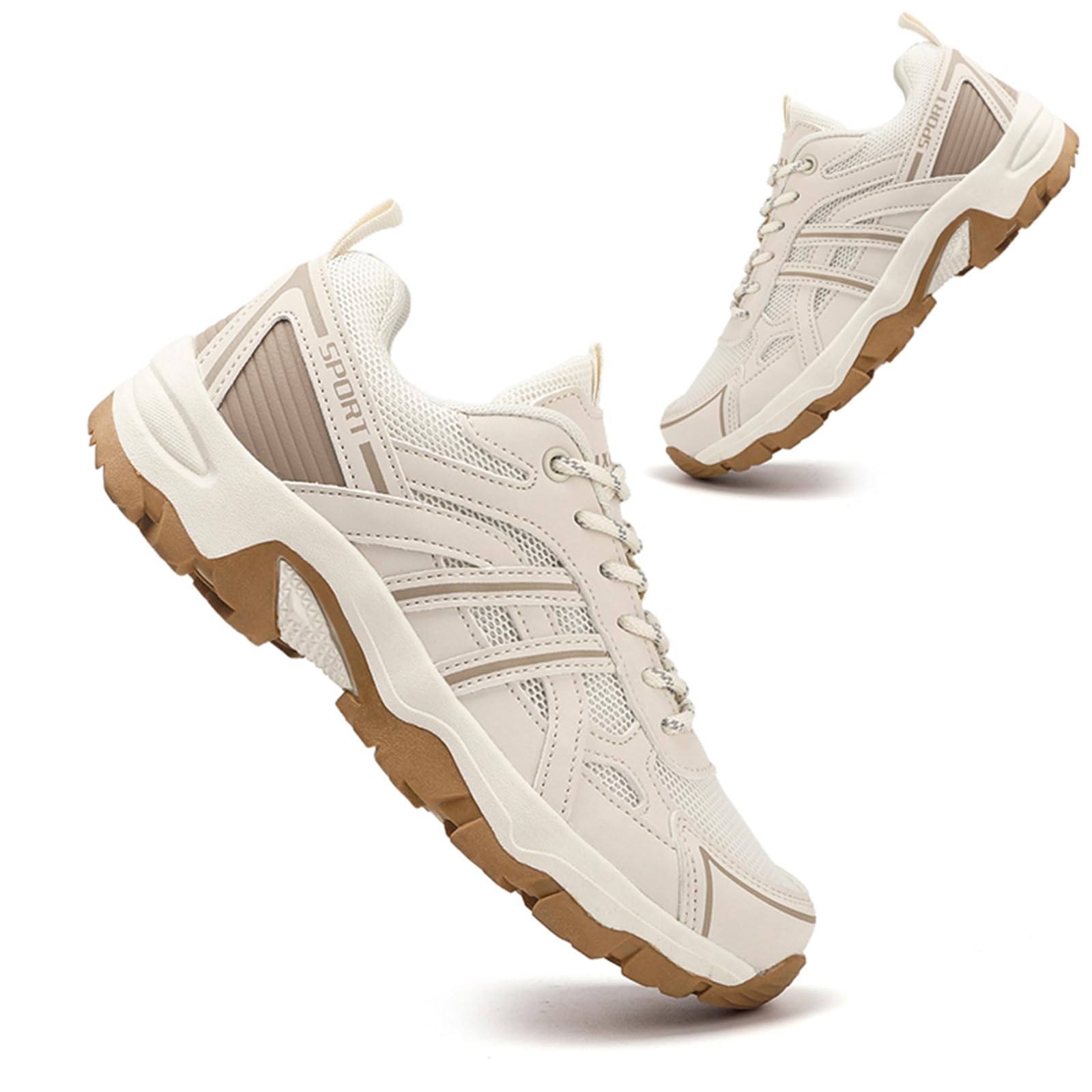 AONEGOLD Zapatillas de Senderismo para Hombre Mujer Zapatillas de Trekking Impermeables Ligeras Transpirable Botas Montaña Antideslizante Zapatillas de Camping Gr.36-46EU