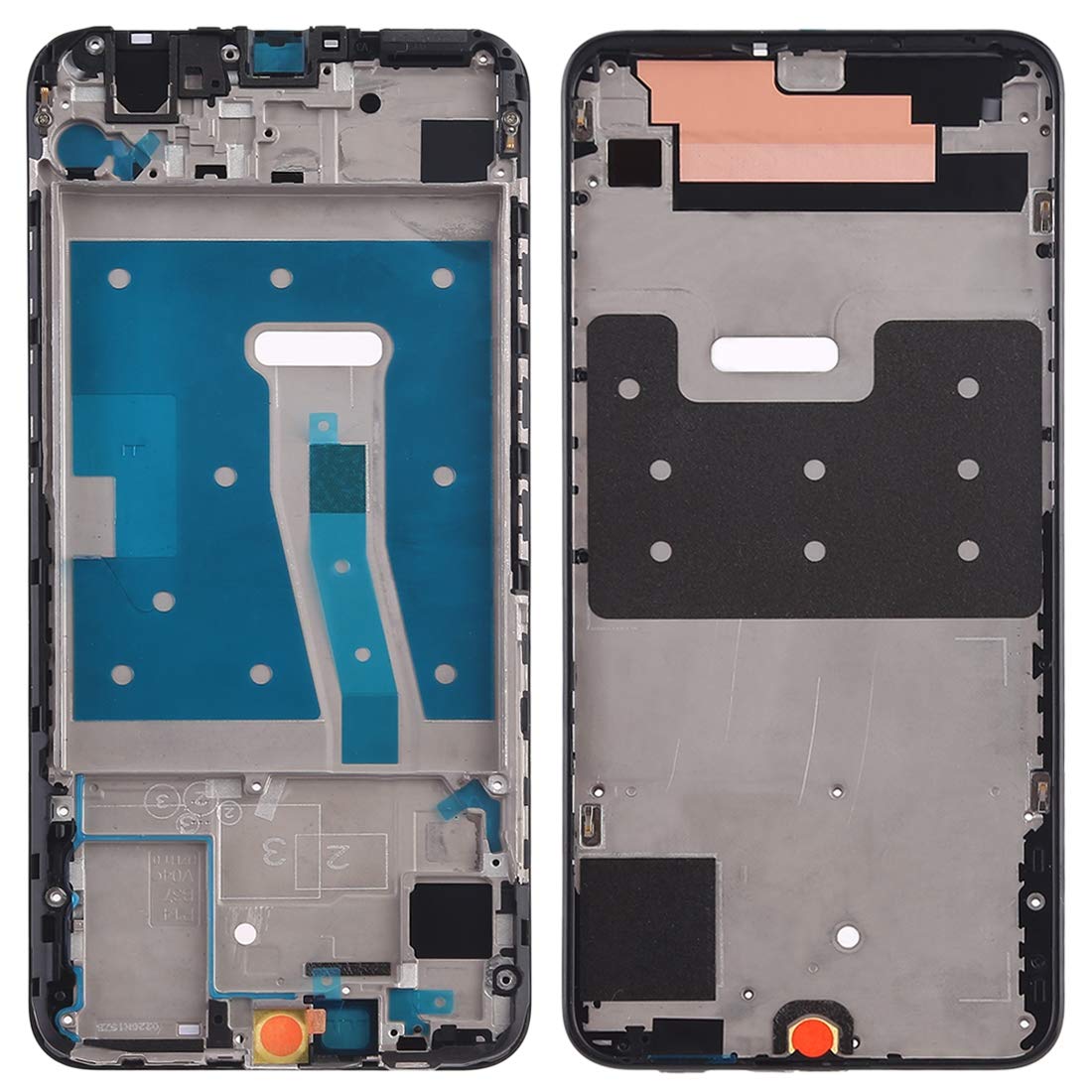 Plaque de cadre LCD noir pour Huawei P Smart+ 2019 - 7