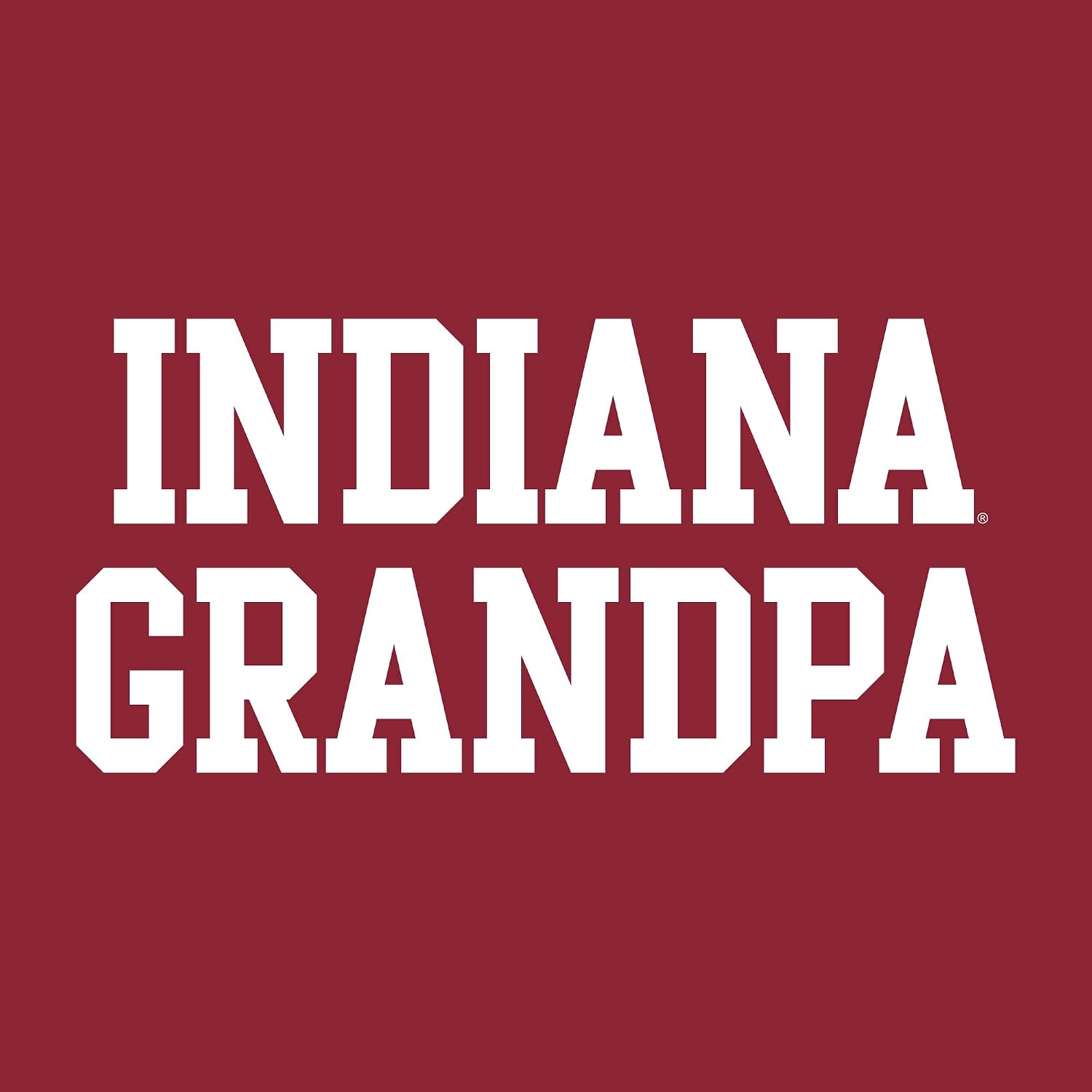 UGP Campus Apparel NCAA Basic Block Grandpa, Team Color Crewneck, College, University