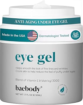 Baebody Under-Eye Gel - Advanced Cooling Under-Eye Cream For Dark Circles and Puffiness - Anti Aging and Hydrating - Beauty Gifts for Women 50 ml/1.7 fl oz
